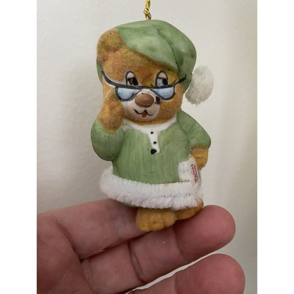 Jasco Vintage Porcelain Bisque Soft N Snoozy Chimer Ornament Hanging Vintage NIB - Picture 10 of 16